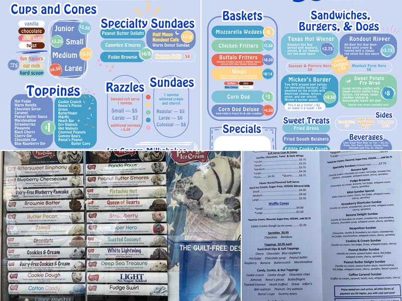Mickey's Igloo Menu