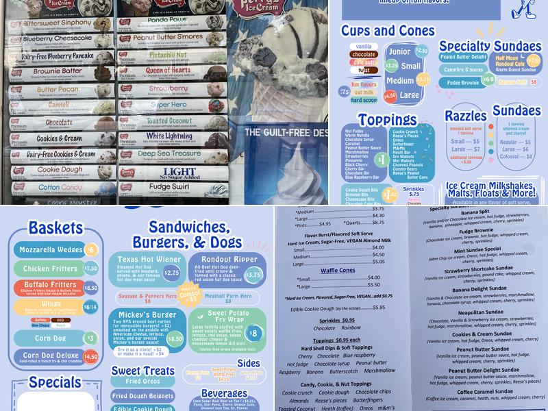 Mickey's Igloo Menu