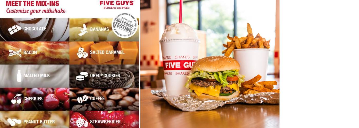 Five Guys Menu