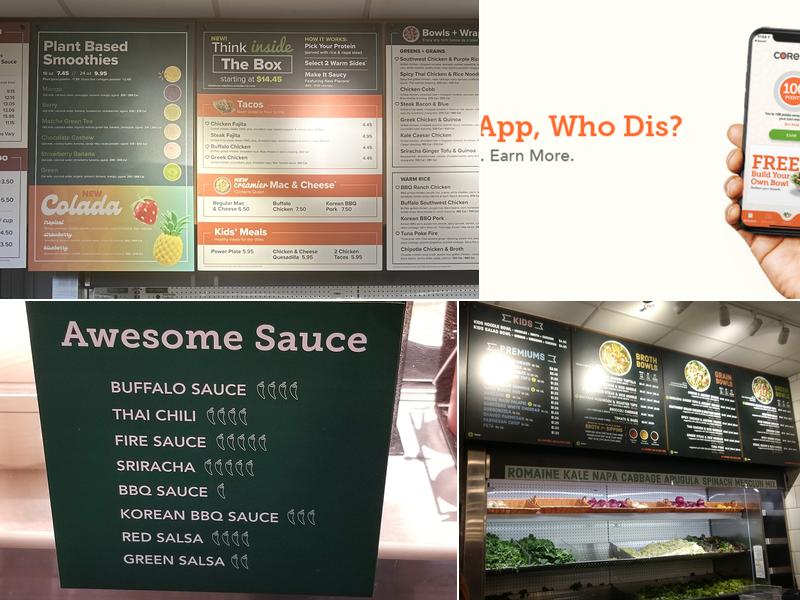 CoreLife Eatery Menu