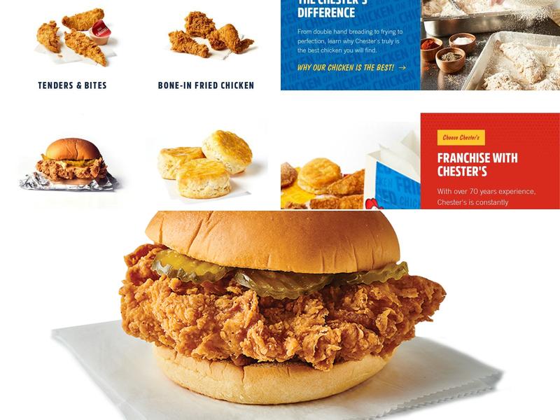 Chester’s Chicken Menu