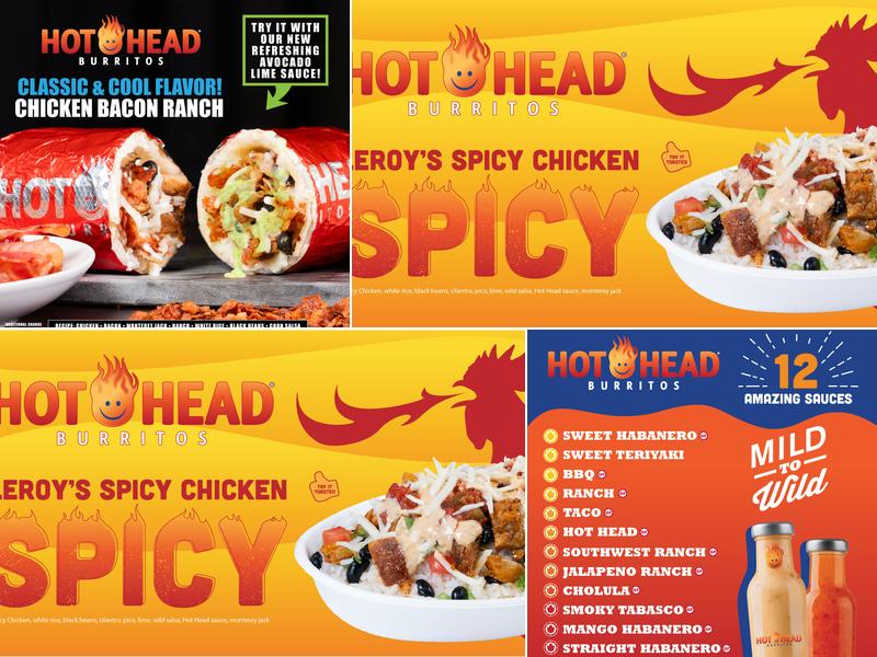 Hot Head Burritos Menu