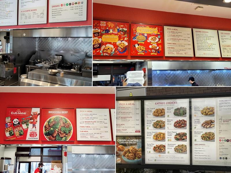 Panda Express Menu