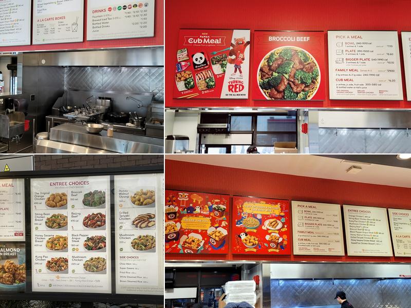 Panda Express Menu