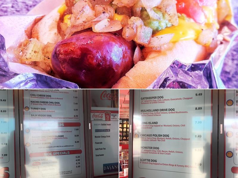 Pink's Hollywood Legend Menu