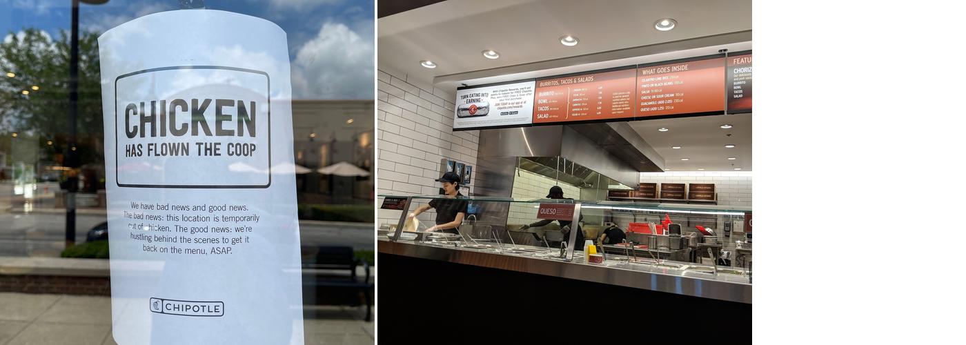 Chipotle Mexican Grill Menu