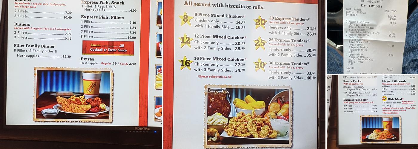 Chicken Express Menu