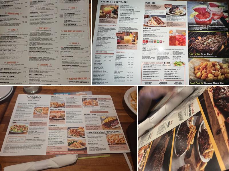 Cheddar's Scratch Kitchen Menu