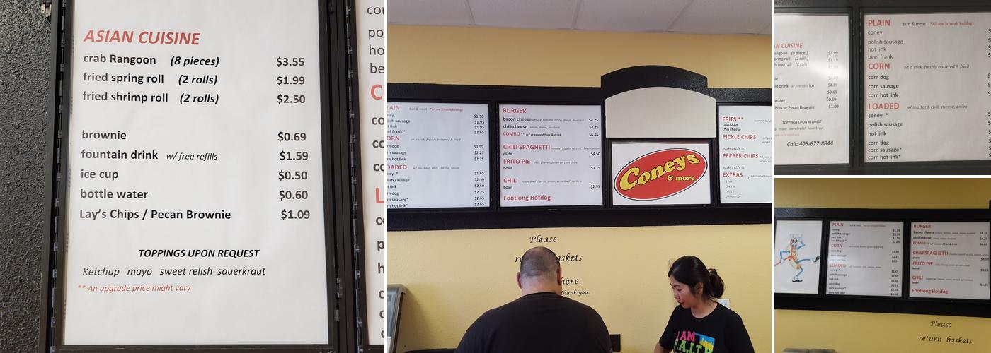 Coneys & More Menu