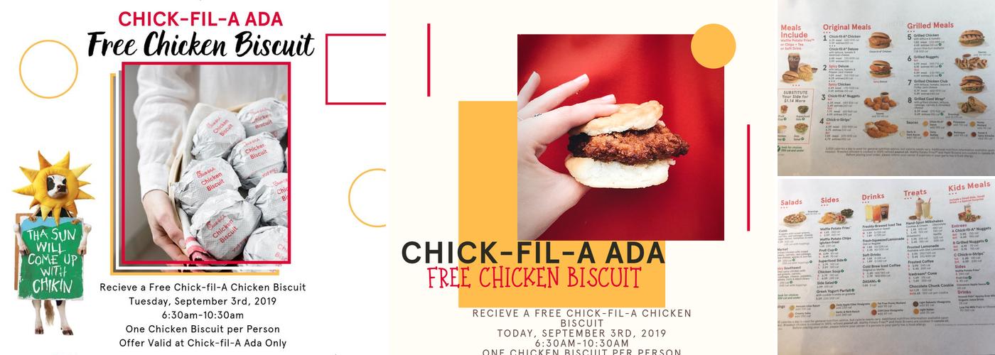Chick-fil-A Menu