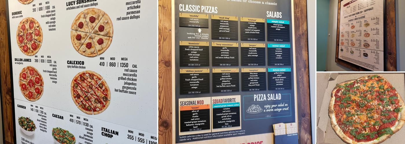 MOD Pizza Menu