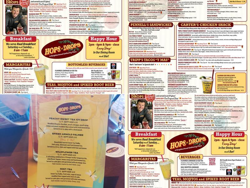 Hops n Drops Menu