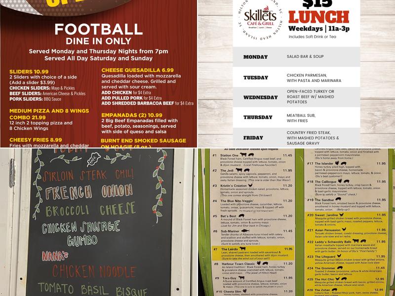 Stu's Surf Side Menu