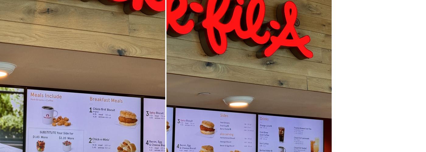 Chick-fil-A Menu