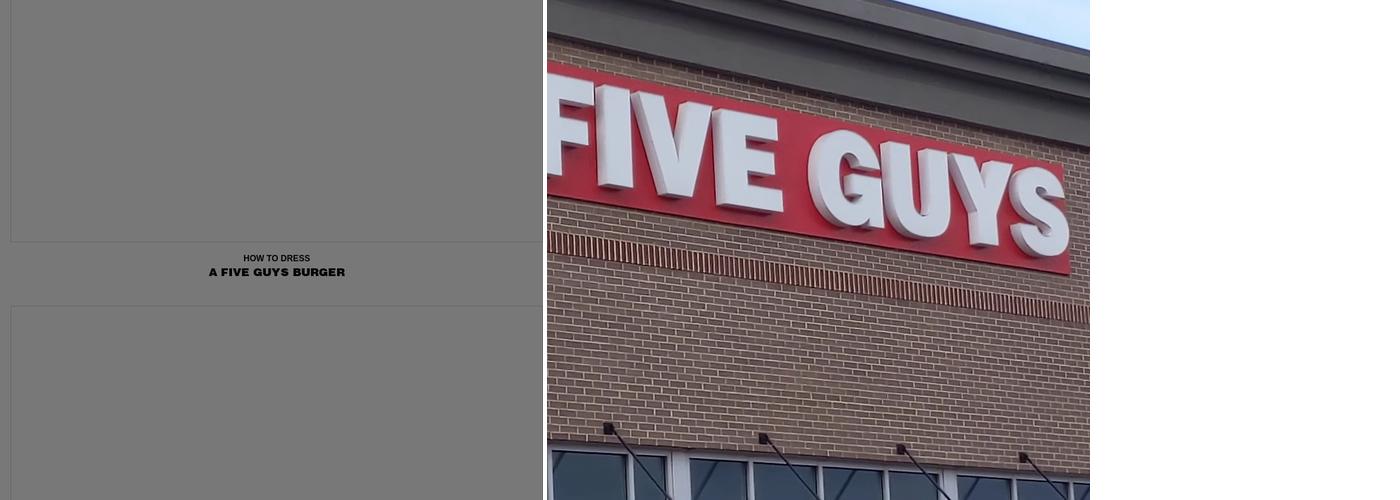 Five Guys Menu