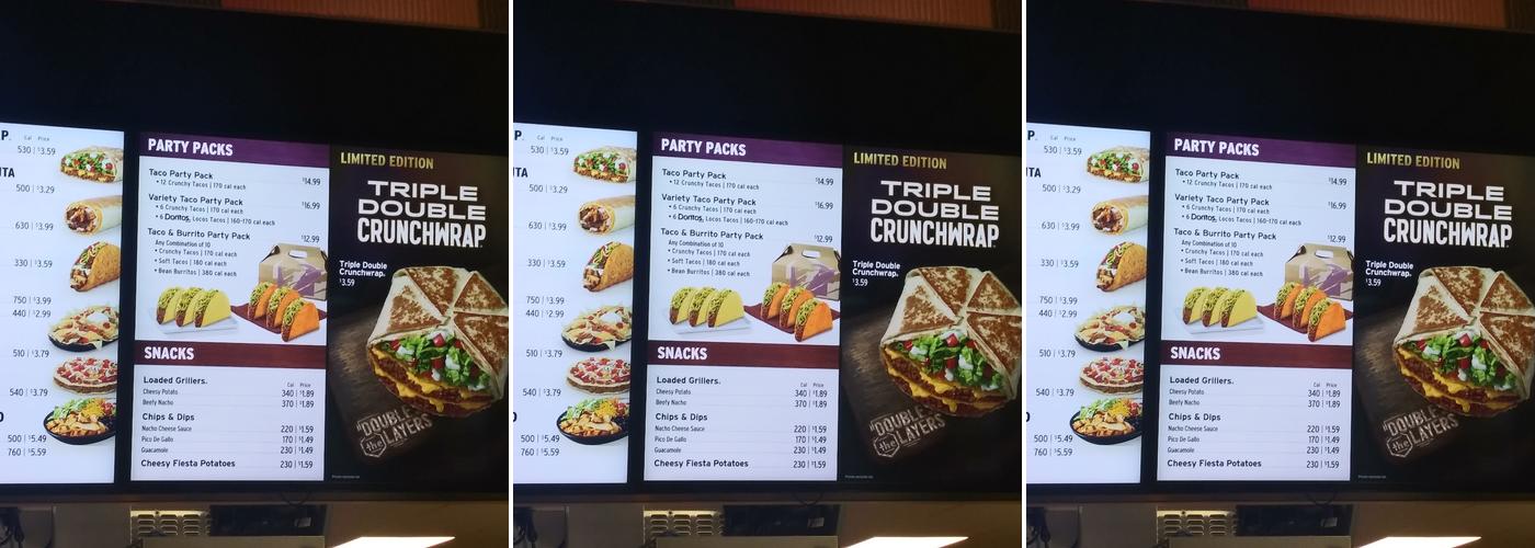 Taco Bell Menu
