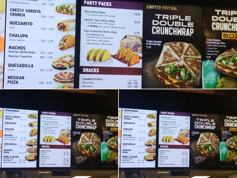 Taco Bell Menu