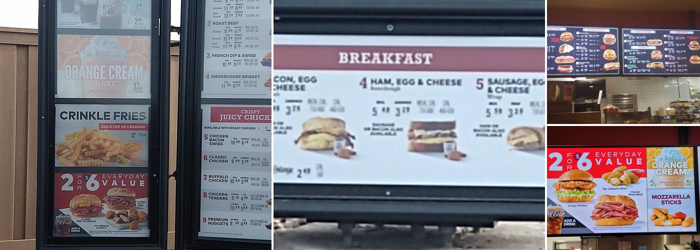 Arby's Menu