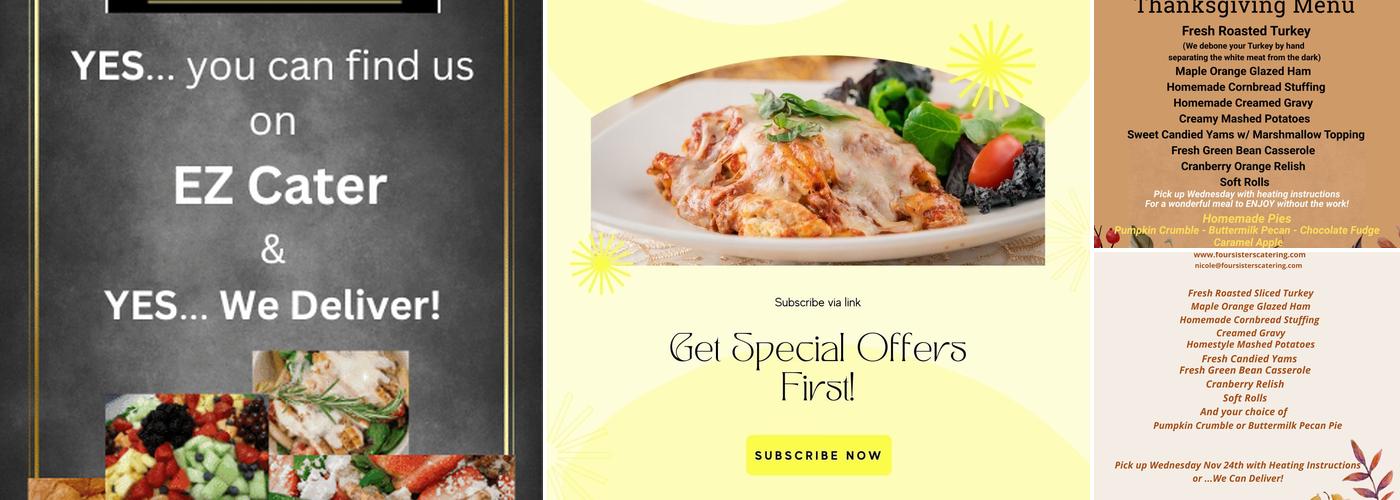 Four Sisters Catering Menu