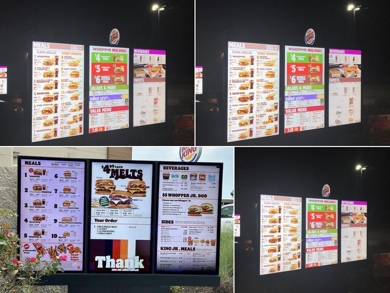Burger King Menu