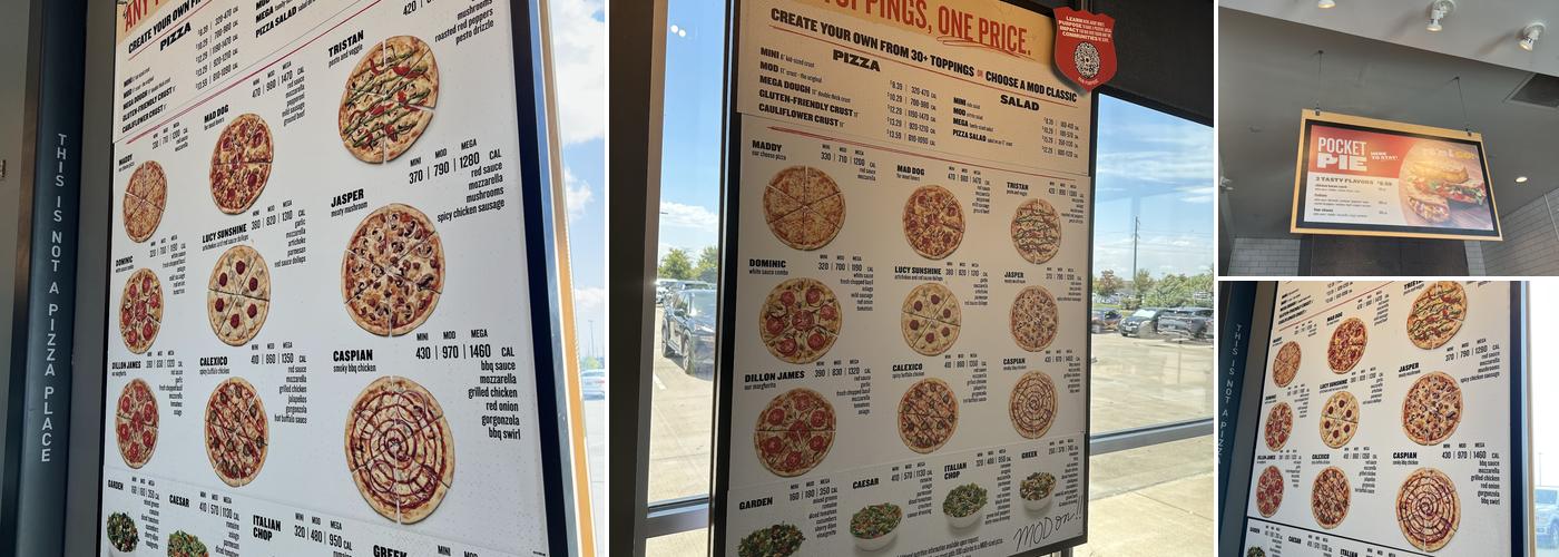 MOD Pizza Menu