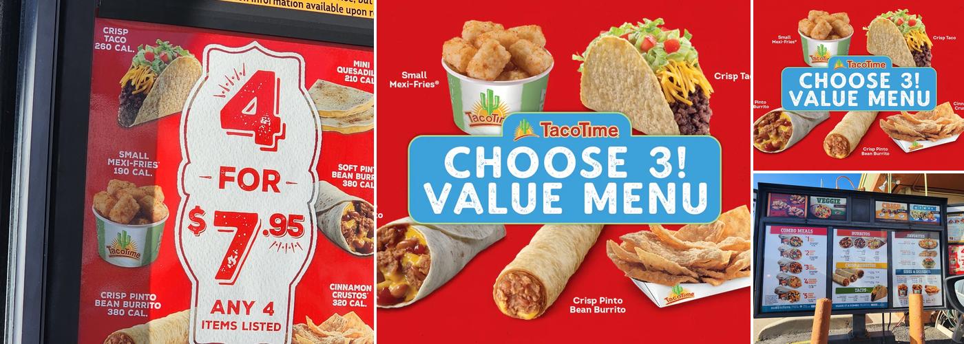 TacoTime Menu
