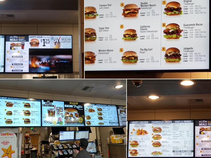 Carl's Jr. Menu