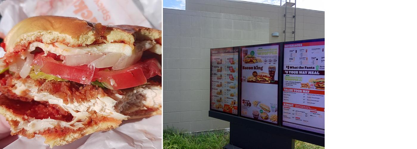 Burger King Menu