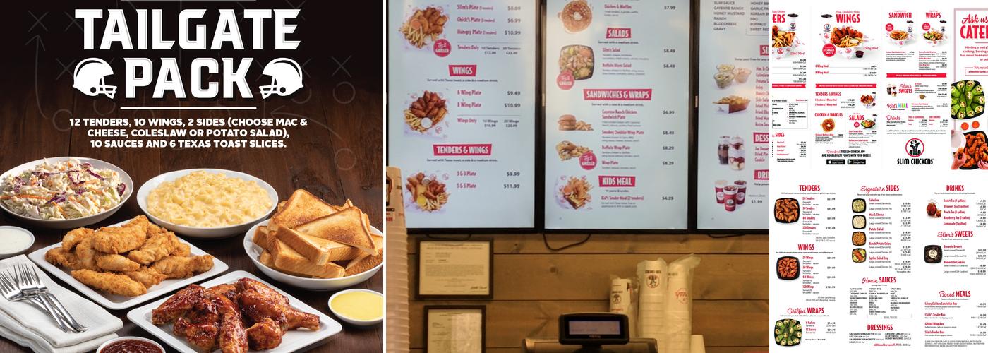 Slim Chickens Menu