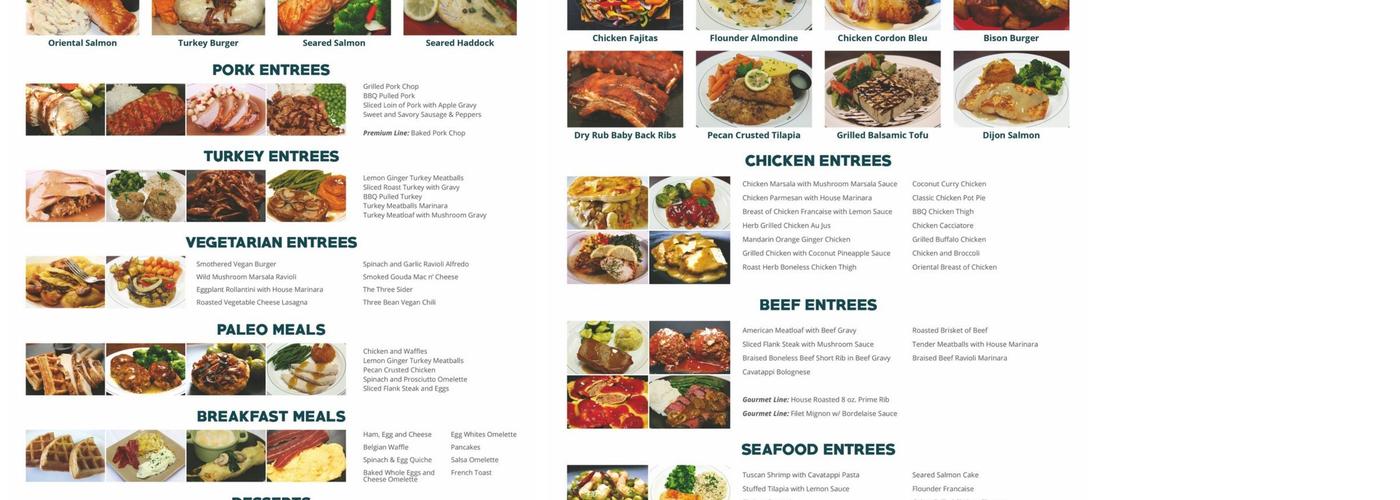 Crystal Spoon Menu