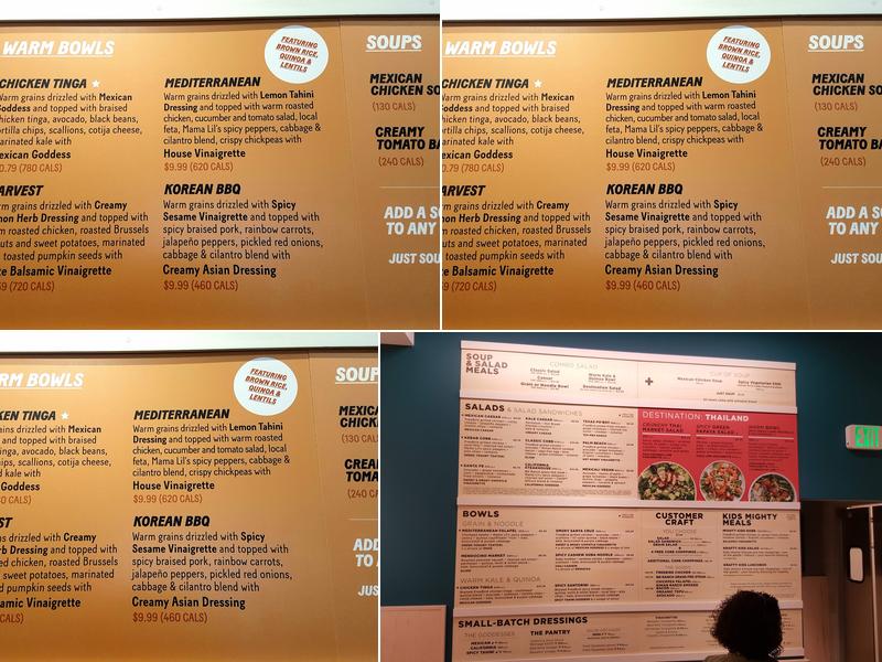Chopt Creative Salad Co. Menu