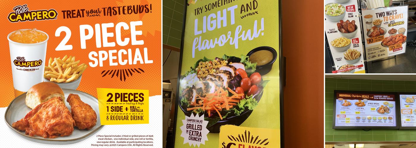 Pollo Campero Menu