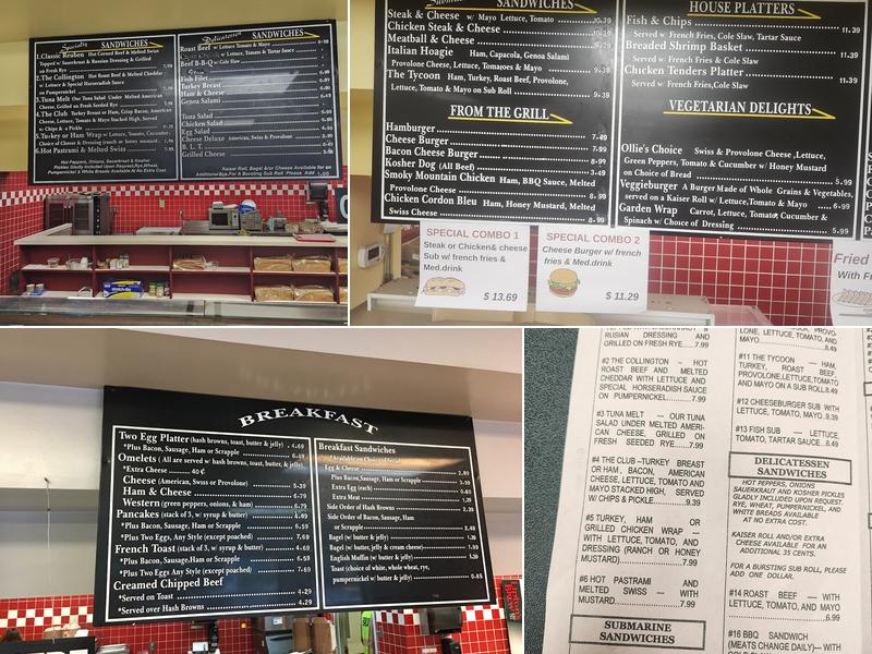 Collington Kitchen Menu
