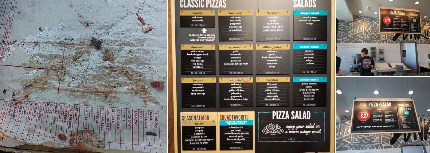 MOD Pizza Menu