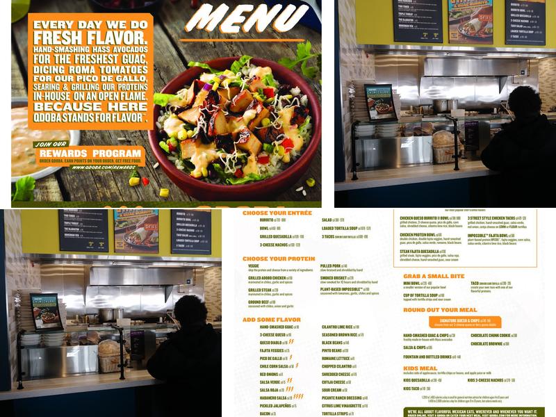 QDOBA Mexican Eats Menu