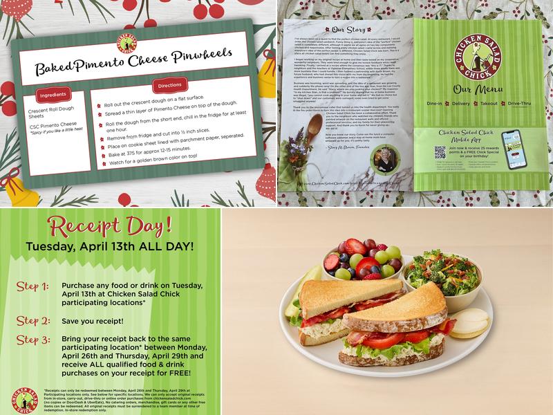 Chicken Salad Chick Menu