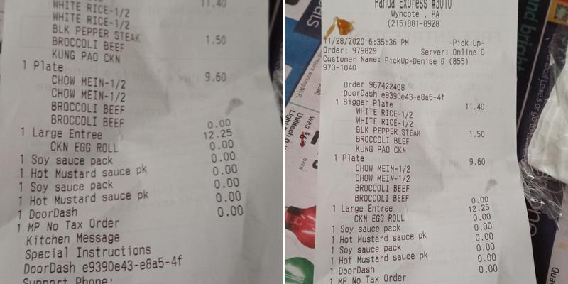 Panda Express Wyncote Menu