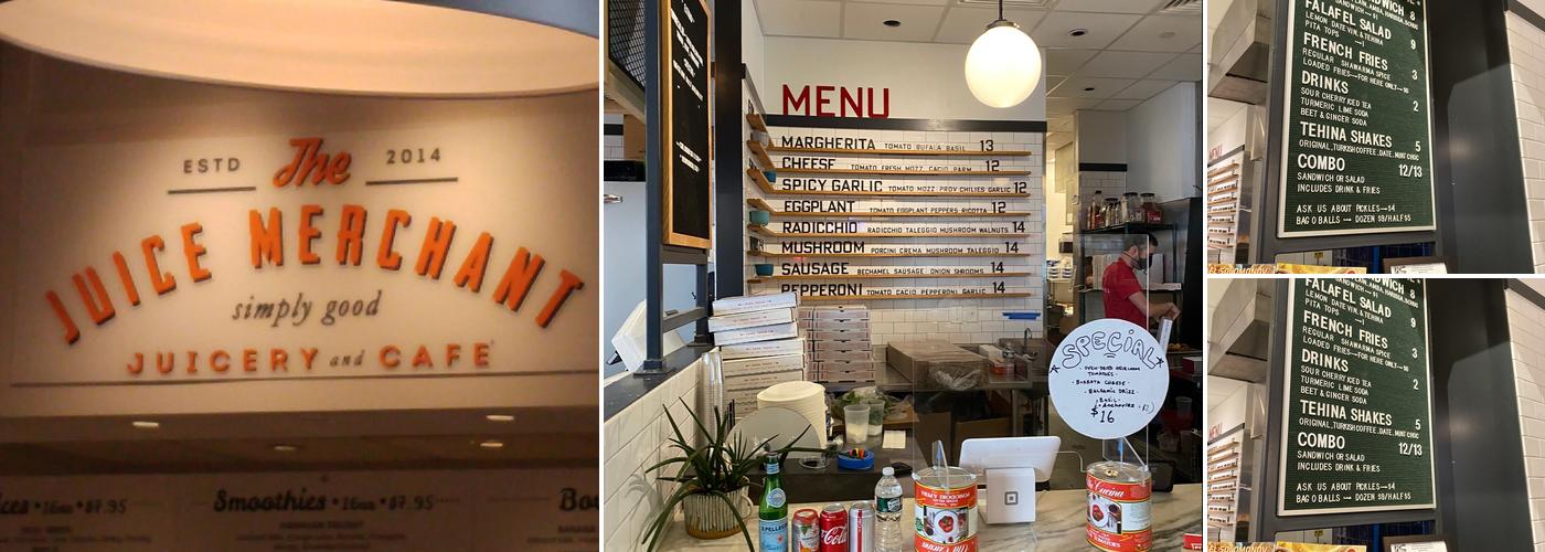 Franklin's Table Food Hall Menu