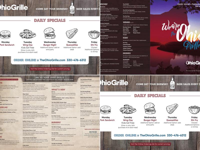 The Ohio Grille Menu