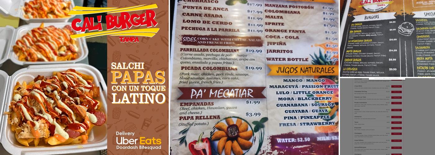 Caliburger Tampa Menu