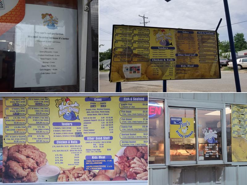 Jim's Krispy Fried Chicken Menu