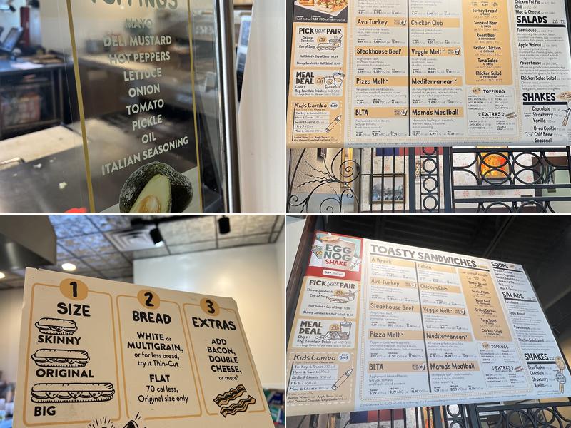 Potbelly Sandwich Shop Menu