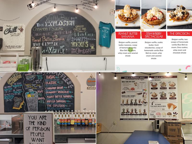 Chill...The Milkshake Bar Menu