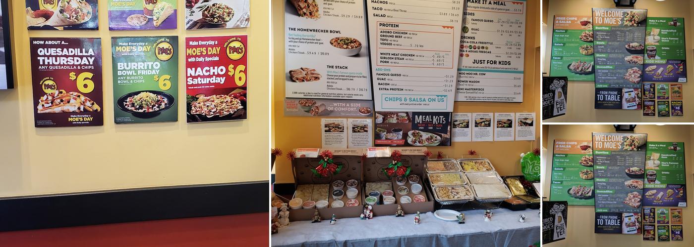 Moe's Southwest Grill Menu