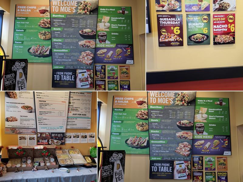 Moe's Southwest Grill Menu