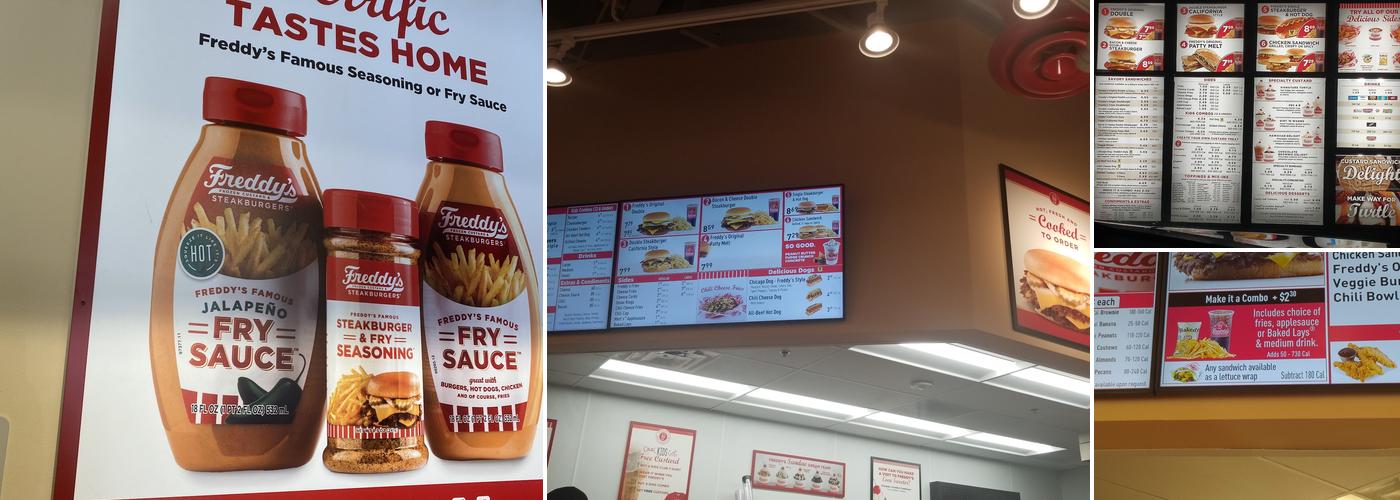 Freddy's Frozen Custard & Steakburgers Menu