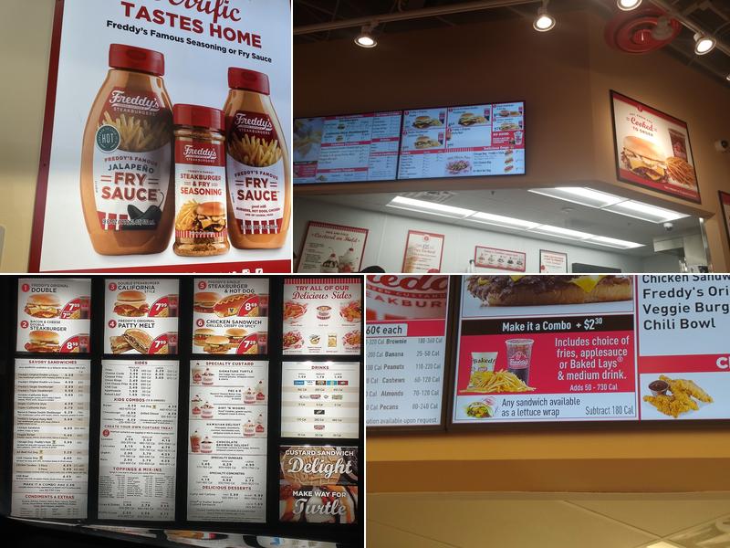 Freddy's Frozen Custard & Steakburgers Menu