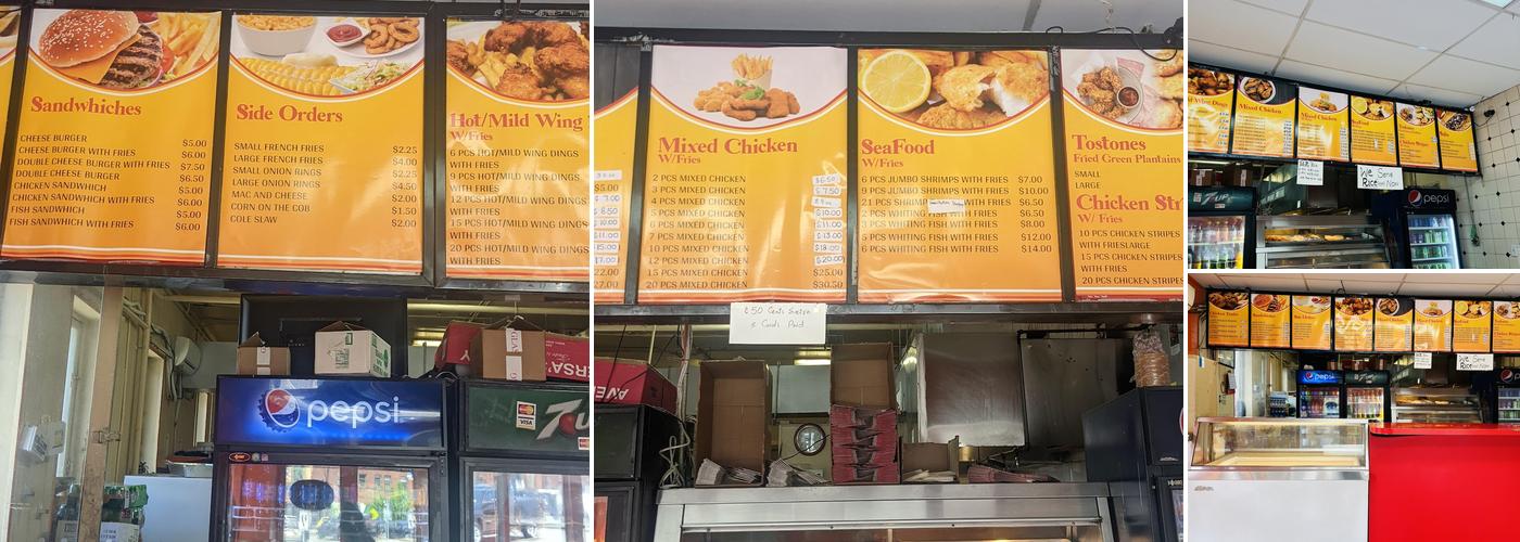 New York Fried Chicken Menu