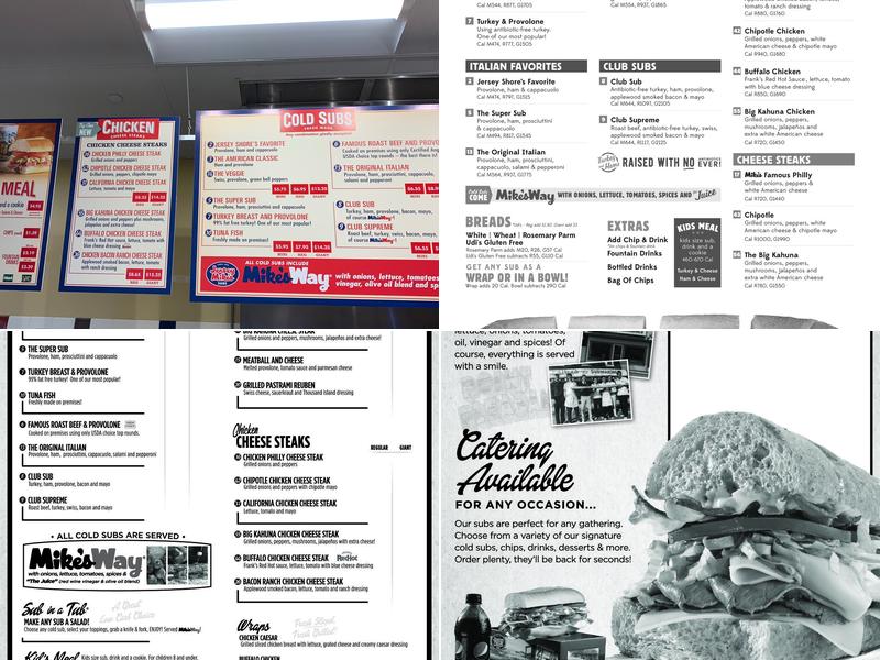 Jersey Mike's Subs Menu