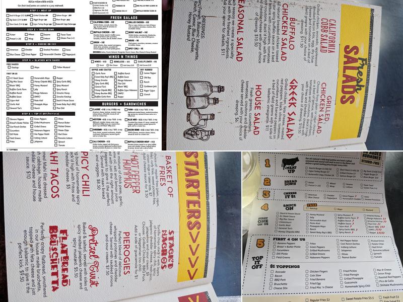 Stack'd Hampton Menu